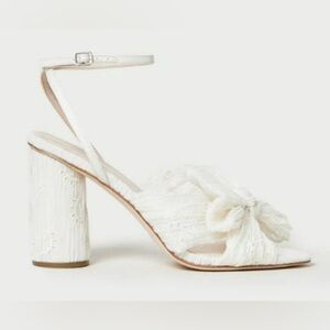 Loeffler Randall Pleated Bow Hell, size 9